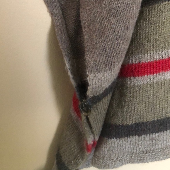 Loft brown and red sweater cape - Picture 4 of 7